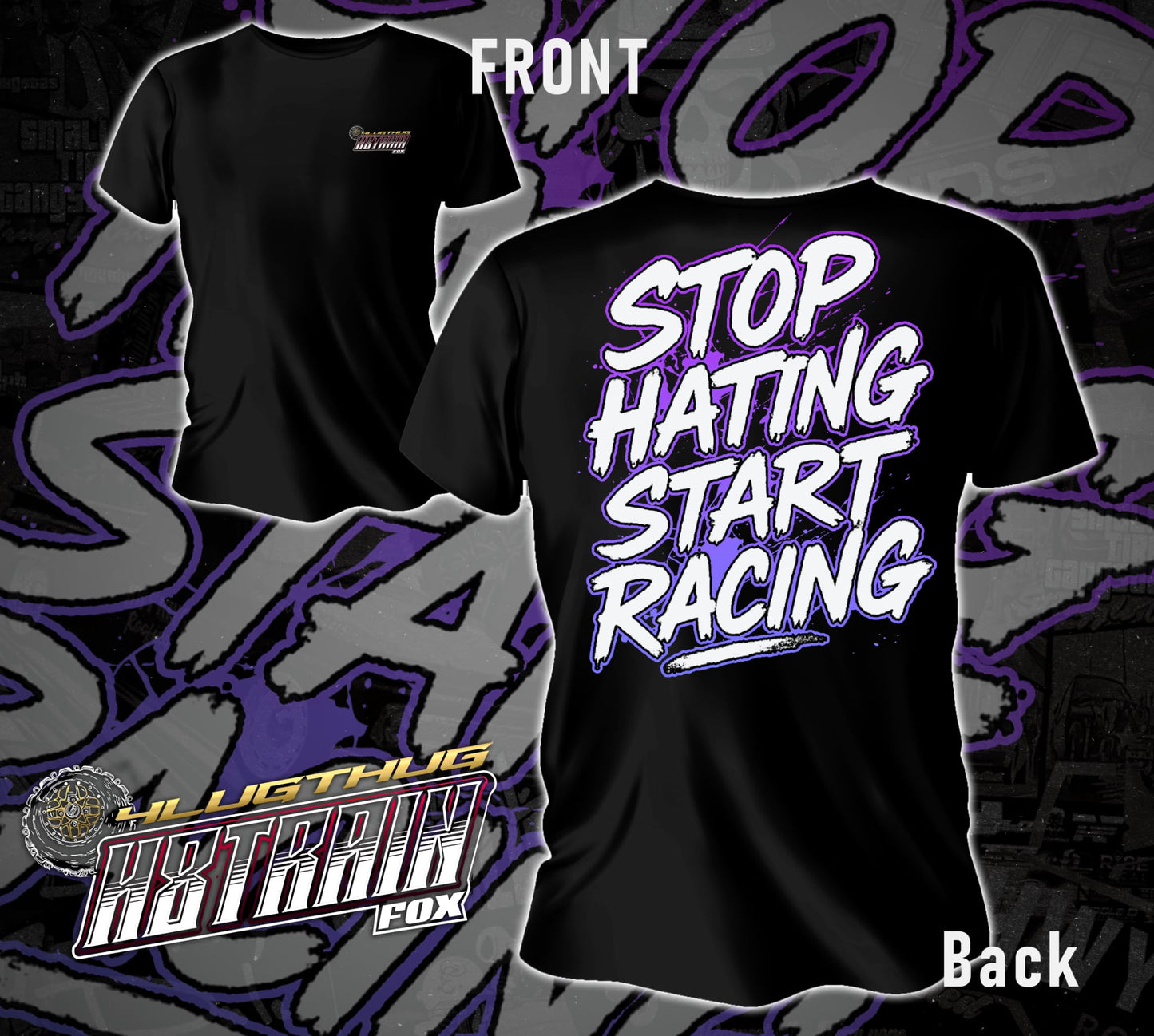 Stop Hating Start Racing! T Shirt